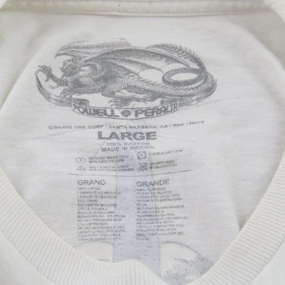 Powell Peralta Shirt - Skull and Sword Graphic - Men's Large - Picture 10 of 10